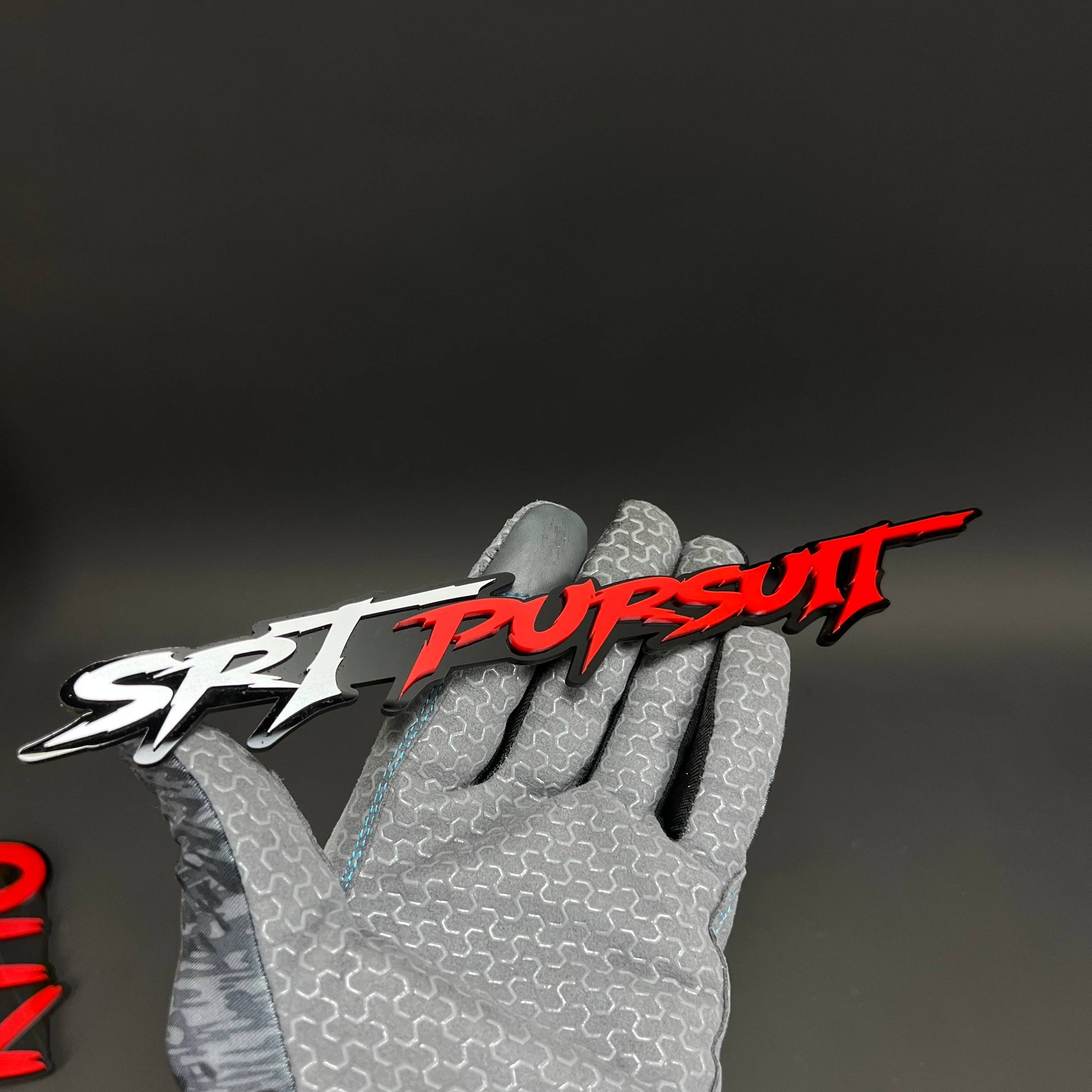1PC SRT PURSUIT 3D Acrylic Badge - Car Truck Emblem Fender Sticker