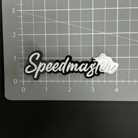 1PC Speedmaster 3D Acrylic Badge - Car Truck Emblem Fender Sticker
