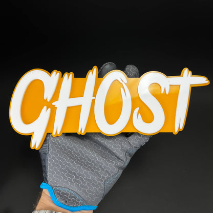 1PC GHOST 3D Acrylic Badge - Car Truck Emblem Fender Tailgate Trunk Sticker
