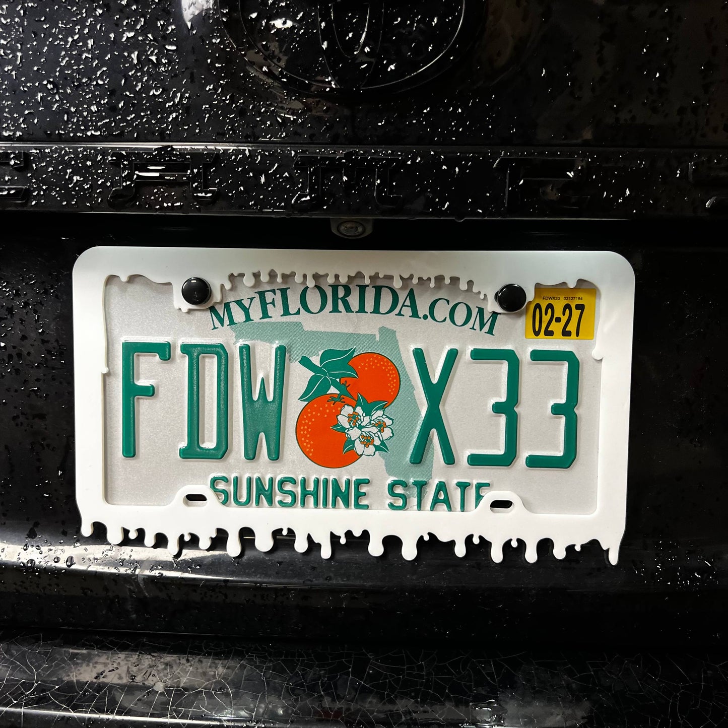 1PC FDW X33 3D Acrylic Badge - Car Truck Emblem Fender Tailgate Trunk Sticker