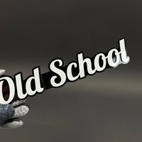1PC Old School 3D Acrylic Badge - Car Truck Emblem Fender Tailgate Trunk Sticker