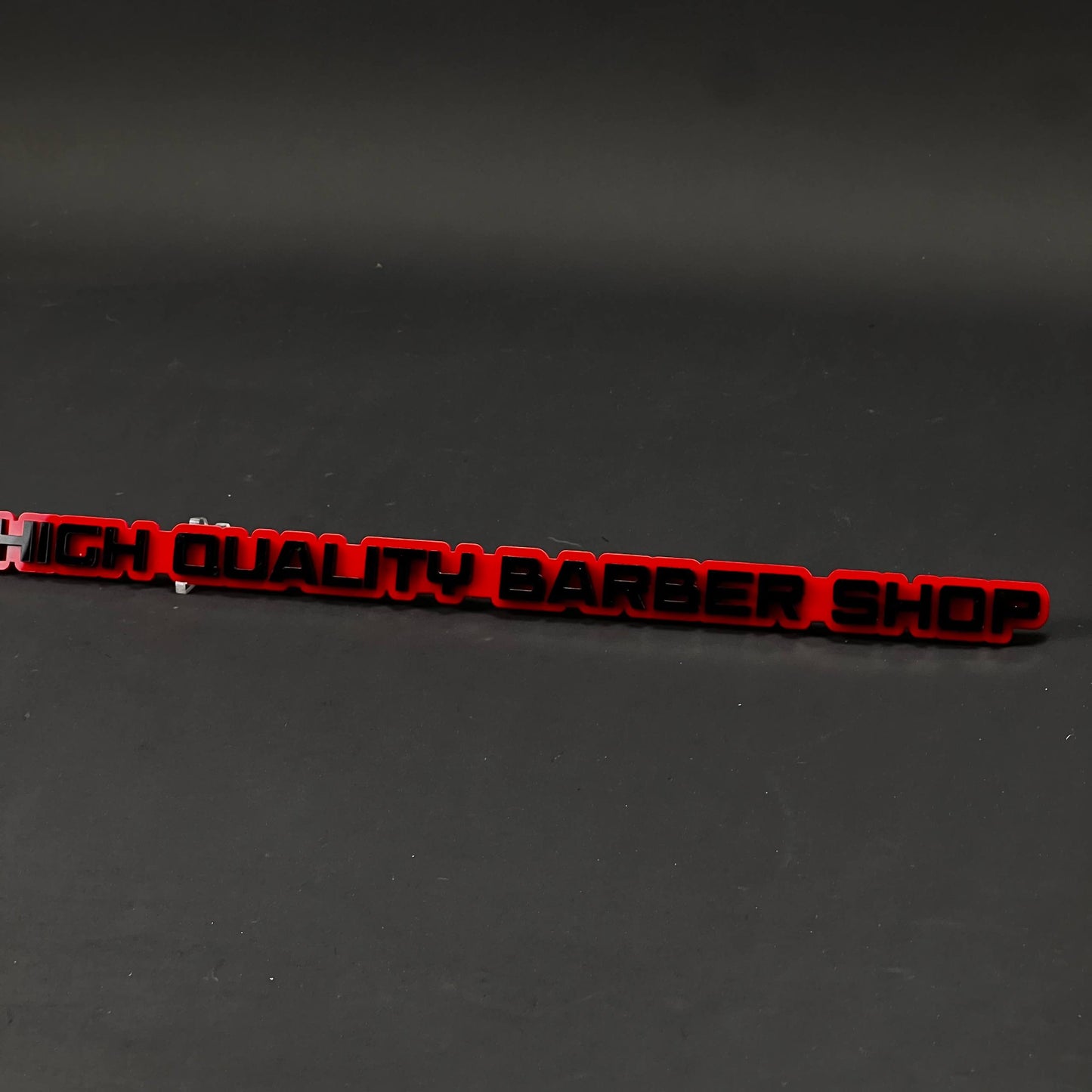 1PC HIGH QUALITY BARBER SHOP 3D Acrylic Badge - Car Truck Emblem Fender Sticker