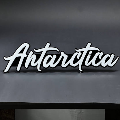 1PC Antarctica 3D Acrylic Badge - Car Truck Emblem Fender Tailgate Trunk Sticker