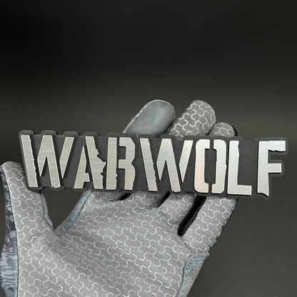 1PC WARWOLF 3D Acrylic Badge - Car Truck Emblem Fender Tailgate Trunk Sticker