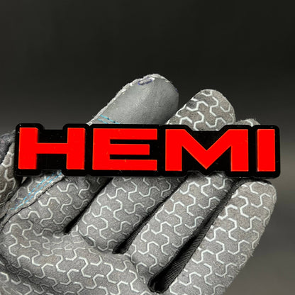 1PC HEMI 3D Acrylic Badge - Car Truck Emblem Fender Tailgate Trunk Sticker