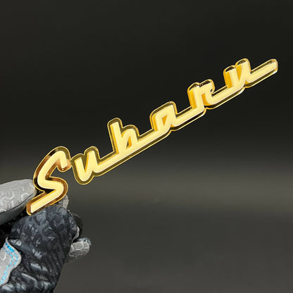 1PC Subaru 3D Acrylic Badge - Car Truck Emblem Fender Tailgate Trunk Sticker