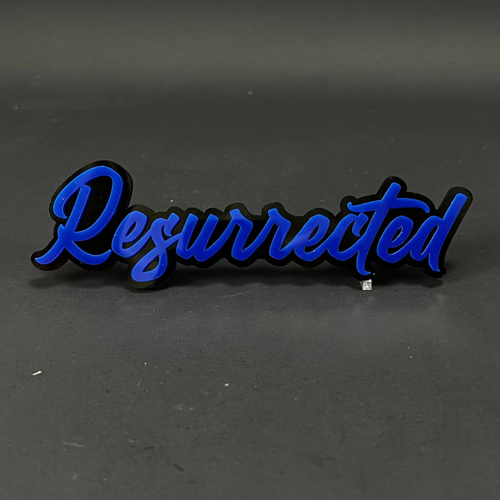 1PC Resurrected 3D Acrylic Badge - Car Truck Emblem Fender Sticker