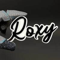 1PC Roxy 3D Acrylic Badge - Car Truck Emblem Fender Tailgate Trunk Sticker
