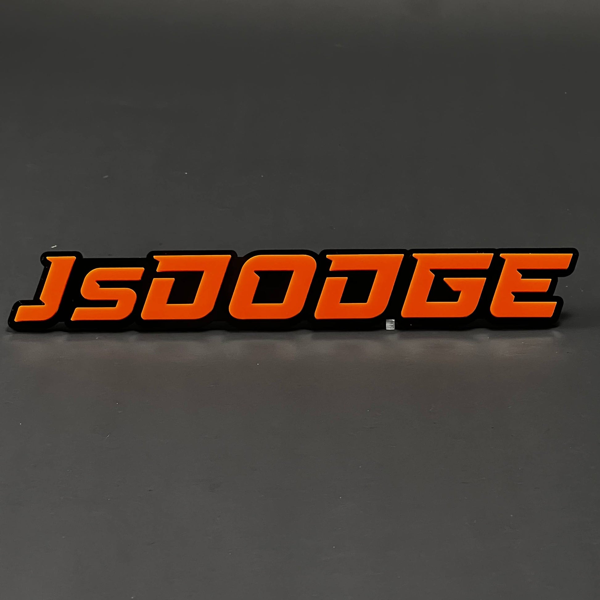 1PC JsDODGE 3D Acrylic Badge - Car Truck Emblem Fender Tailgate Trunk Sticker