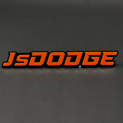1PC JsDODGE 3D Acrylic Badge - Car Truck Emblem Fender Tailgate Trunk Sticker
