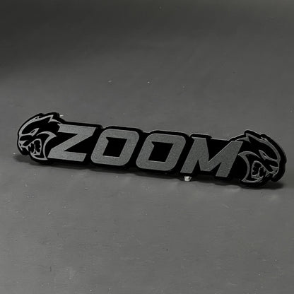 1PC ZOOM 3D Acrylic Badge - Car Truck Emblem Fender Tailgate Trunk Sticker