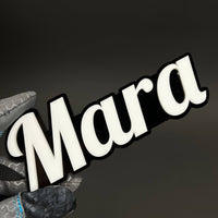 1PC Mara 3D Acrylic Badge - Car Truck Emblem Fender Tailgate Trunk Sticker