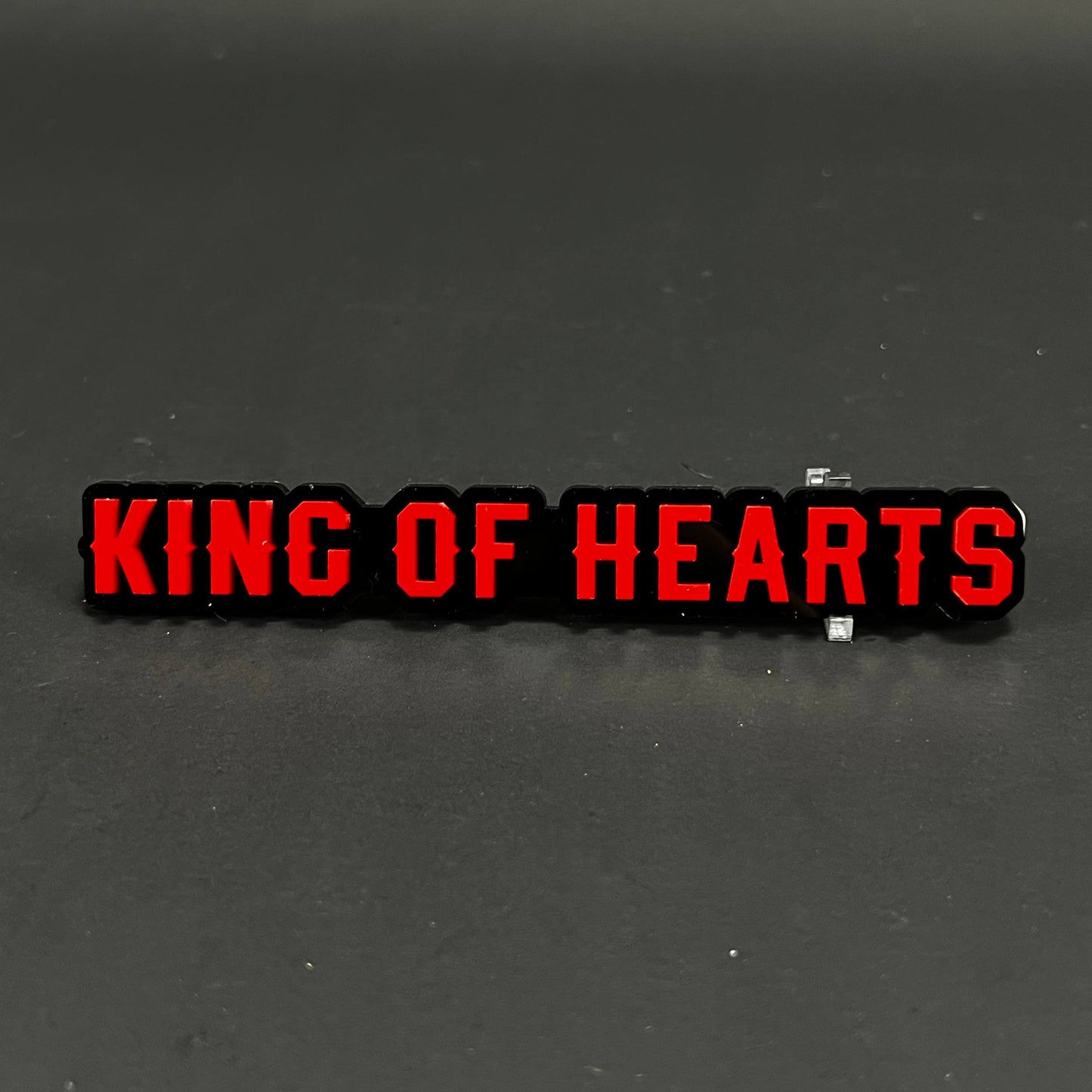 1PC KING OF HEARTS 3D Acrylic Badge - Car Truck Emblem Fender Sticker