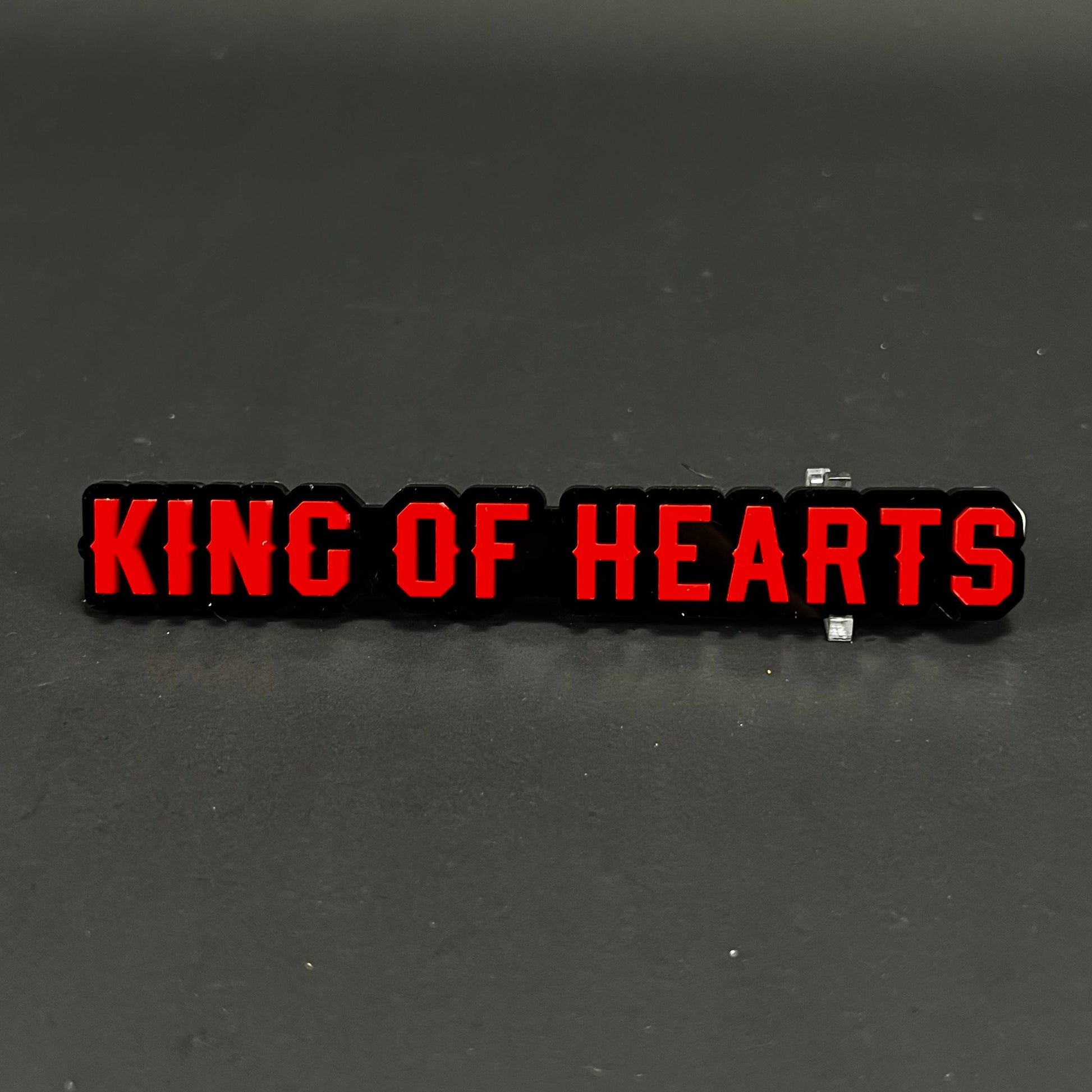 1PC KING OF HEARTS 3D Acrylic Badge - Car Truck Emblem Fender Sticker