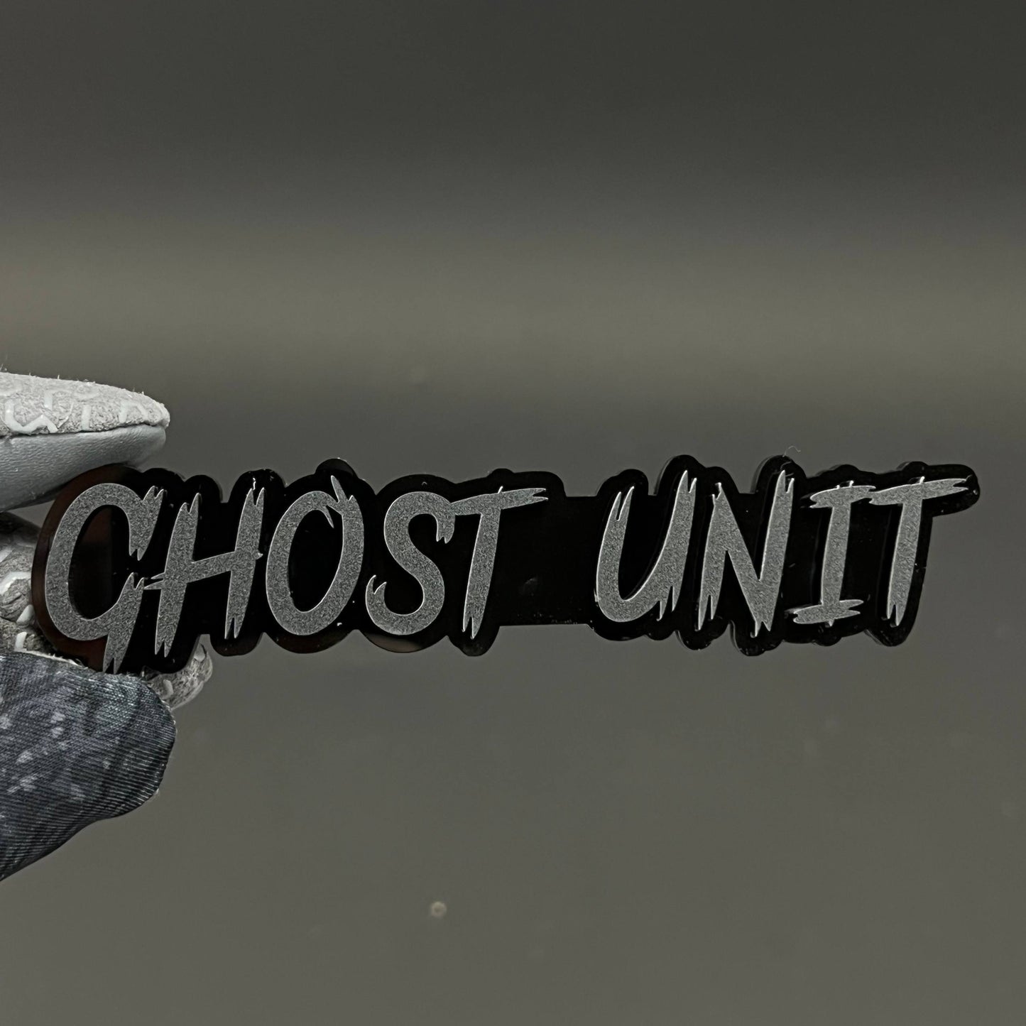 1PC GHOST UNIT 3D Acrylic Badge - Car Truck Emblem Fender Tailgate Trunk Sticker