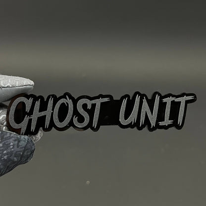 1PC GHOST UNIT 3D Acrylic Badge - Car Truck Emblem Fender Tailgate Trunk Sticker