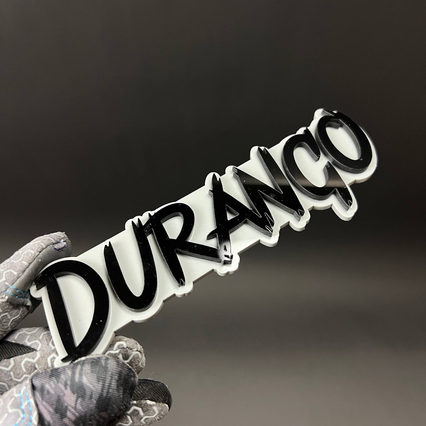 1PC DURANGO 3D Acrylic Badge - Car Truck Emblem Fender Tailgate Trunk Sticker