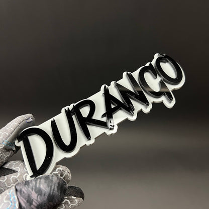 1PC DURANGO 3D Acrylic Badge - Car Truck Emblem Fender Tailgate Trunk Sticker