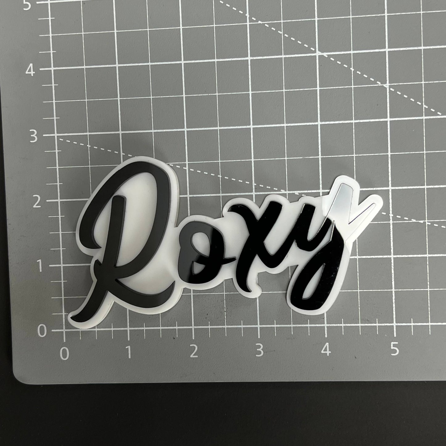 1PC Roxy 3D Acrylic Badge - Car Truck Emblem Fender Tailgate Trunk Sticker