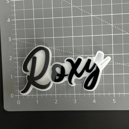 1PC Roxy 3D Acrylic Badge - Car Truck Emblem Fender Tailgate Trunk Sticker