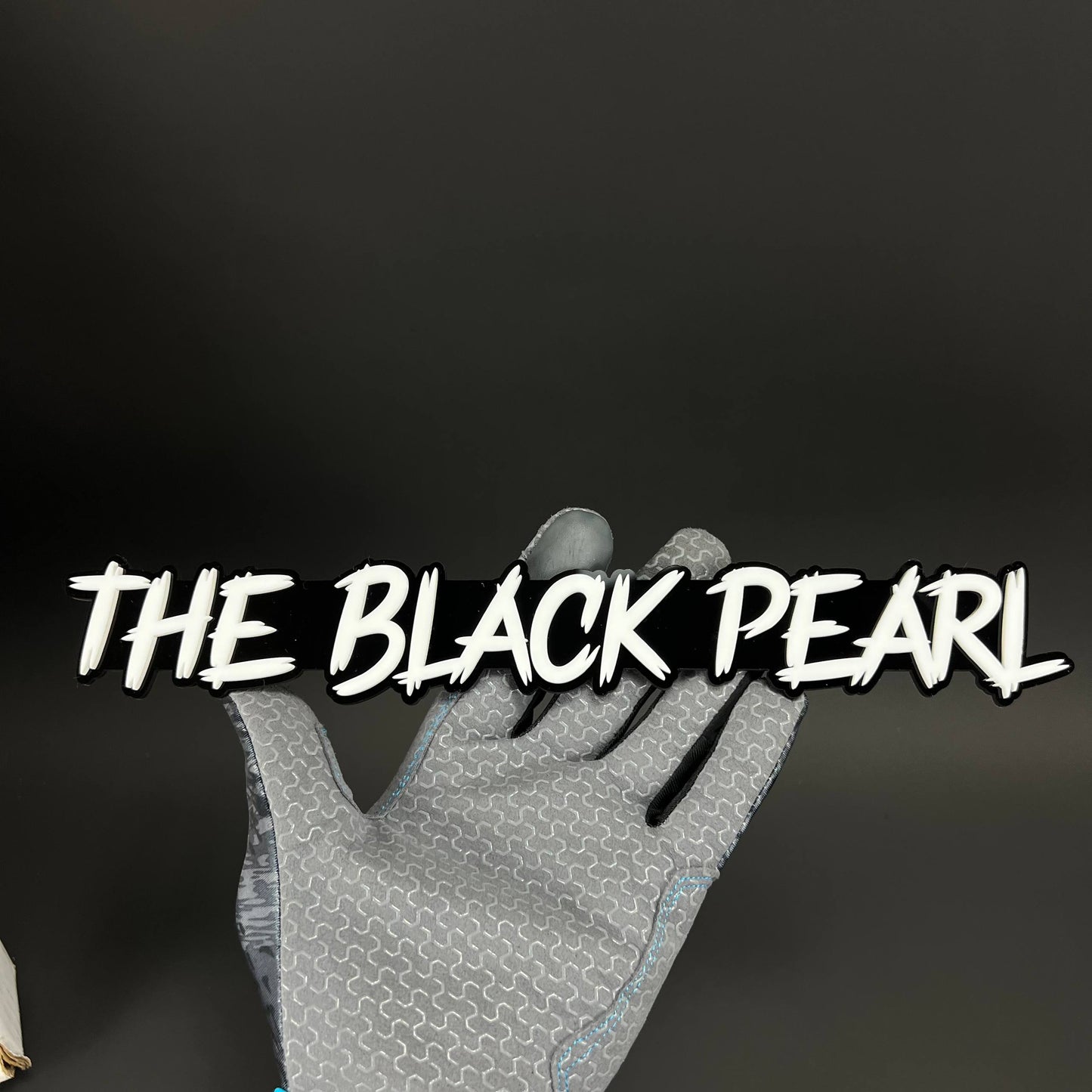 1PC THE BLACK PEARL 3D Acrylic Badge - Car Truck Emblem Fender Sticker