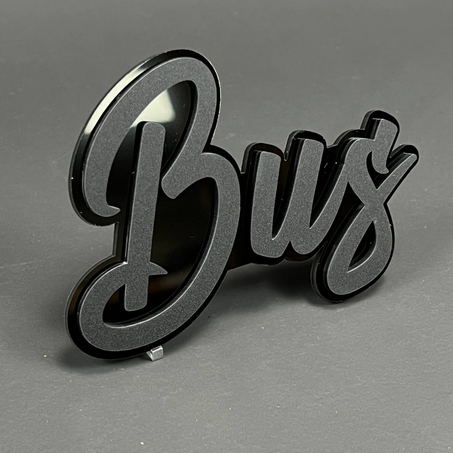 1PC Bus 3D Acrylic Badge - Car Truck Emblem Fender Tailgate Trunk Sticker