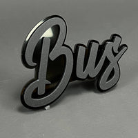 1PC Bus 3D Acrylic Badge - Car Truck Emblem Fender Tailgate Trunk Sticker