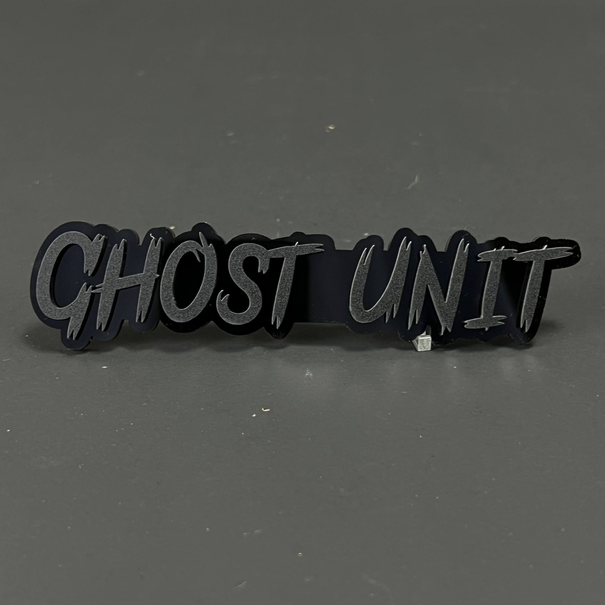 1PC GHOST UNIT 3D Acrylic Badge - Car Truck Emblem Fender Tailgate Trunk Sticker
