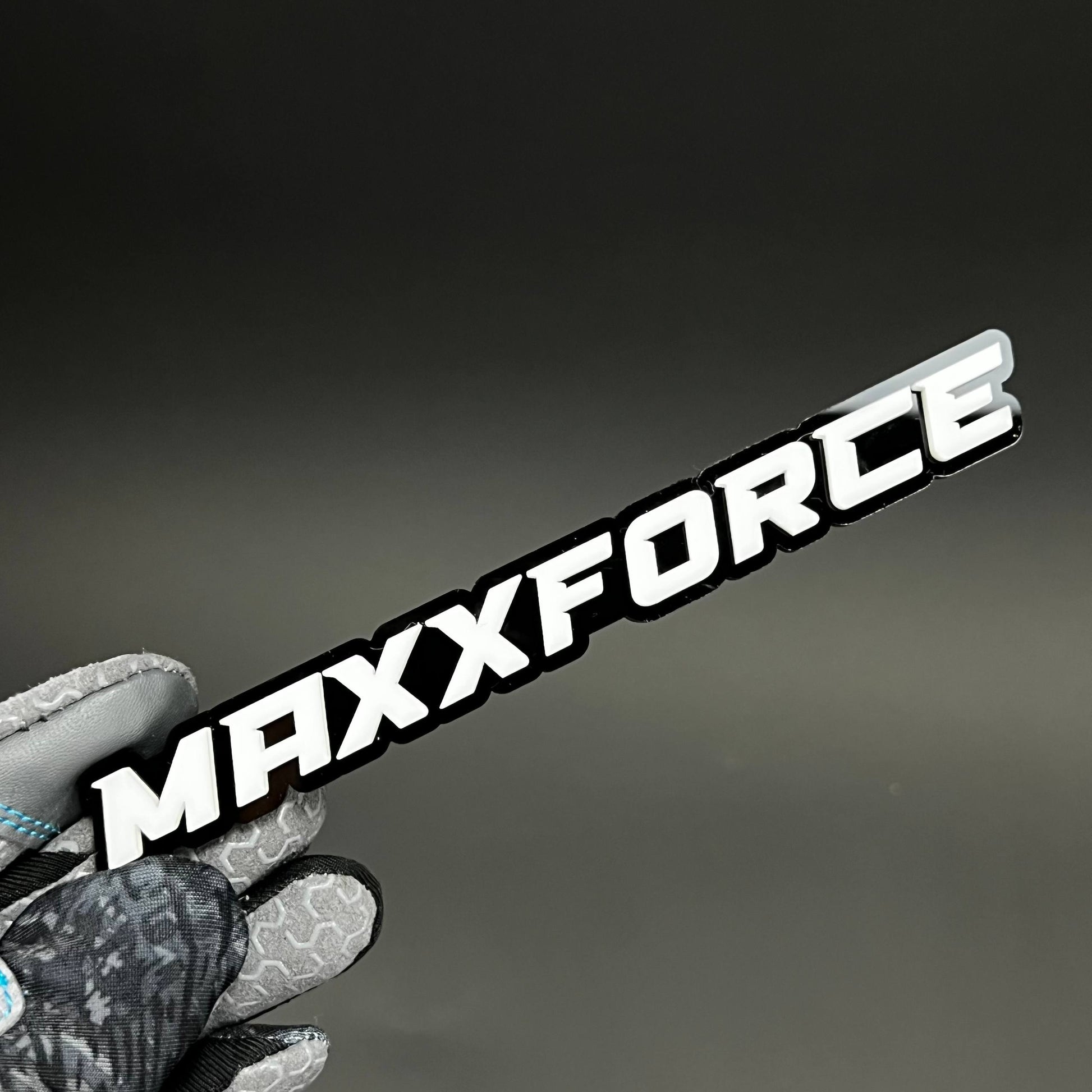 1PC MAXXFORCE 3D Acrylic Badge - Car Truck Emblem Fender Tailgate Trunk Sticker