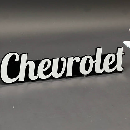 1PC Chevrolet 3D Acrylic Badge - Car Truck Emblem Fender Tailgate Trunk Sticker