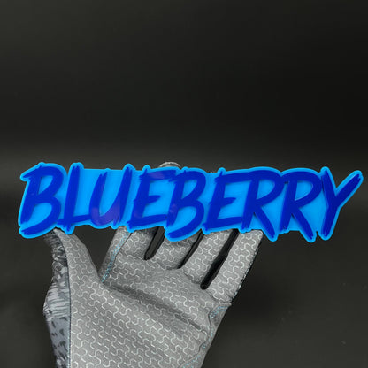 1PC BLUEBERRY 3D Acrylic Badge - Car Truck Emblem Fender Tailgate Trunk Sticker