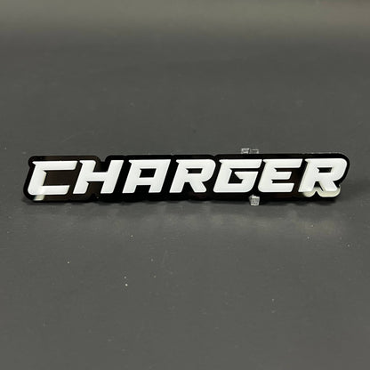 1PC CHARGER 3D Acrylic Badge - Car Truck Emblem Fender Tailgate Trunk Sticker