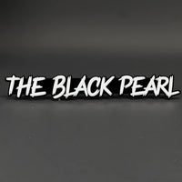 1PC THE BLACK PEARL 3D Acrylic Badge - Car Truck Emblem Fender Sticker