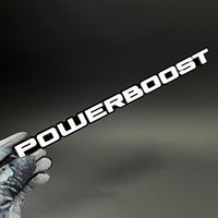 1PC POWERBOOST 3D Acrylic Badge - Car Truck Emblem Fender Tailgate Trunk Sticker