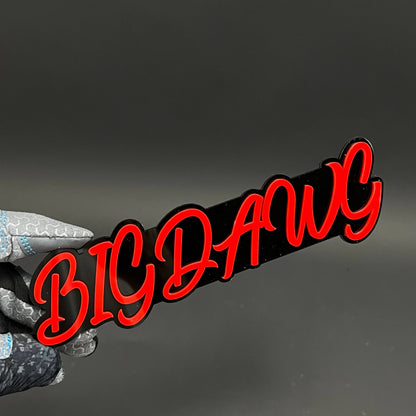 1PC BIGDAWG 3D Acrylic Badge - Car Truck Emblem Fender Tailgate Trunk Sticker