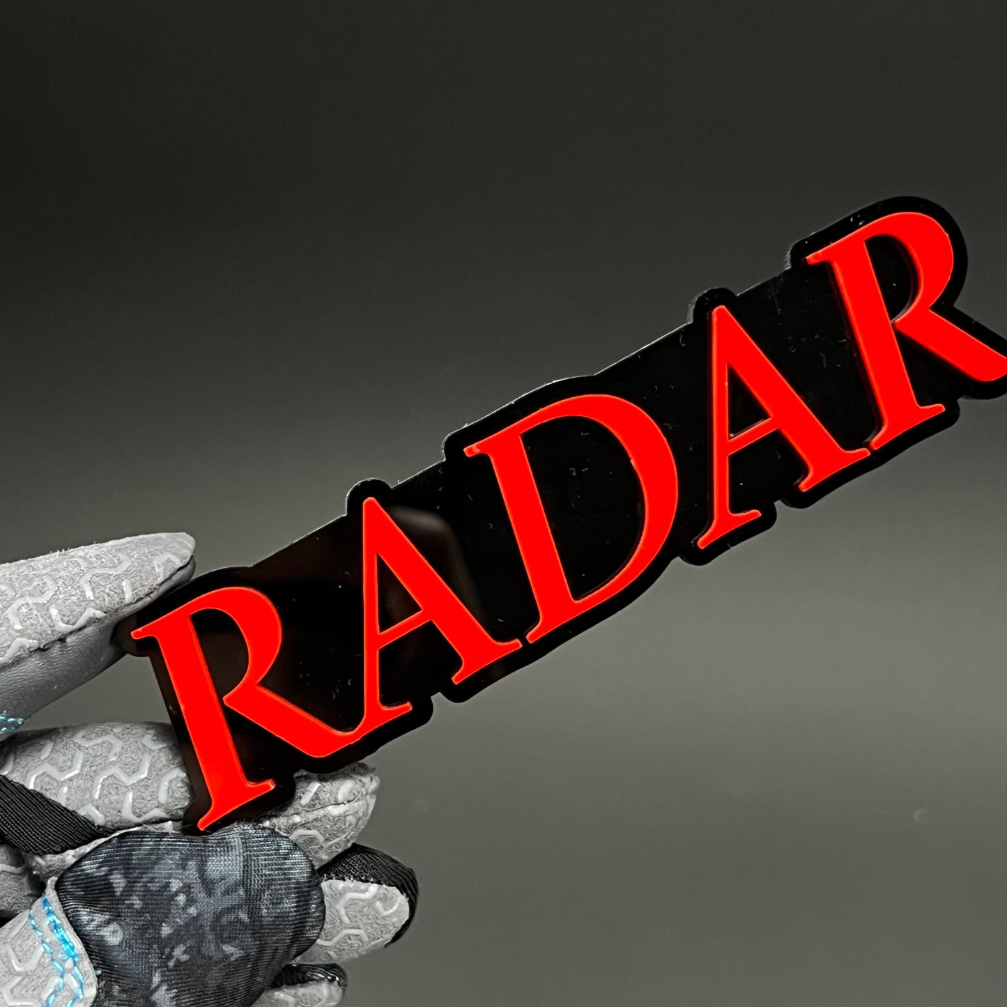 1PC RADAR 3D Acrylic Badge - Car Truck Emblem Fender Tailgate Trunk Sticker
