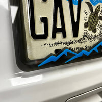 1PC License Plate Frame 3D Acrylic Badge - Car Truck Emblem Fender Sticker
