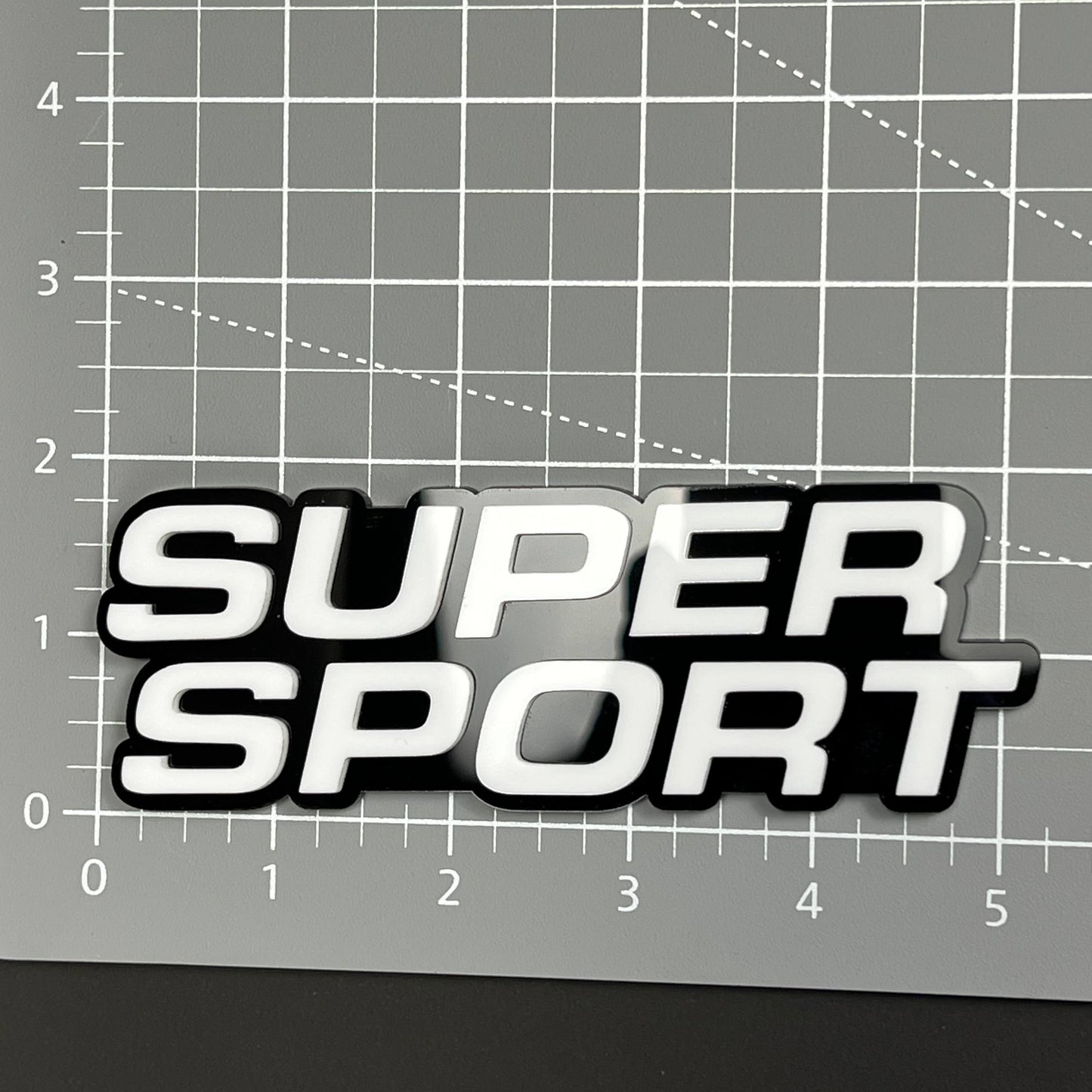 Super Sport 3D Acrylic Badge - Car Truck Emblem Fender Tailgate Trunk Sticker