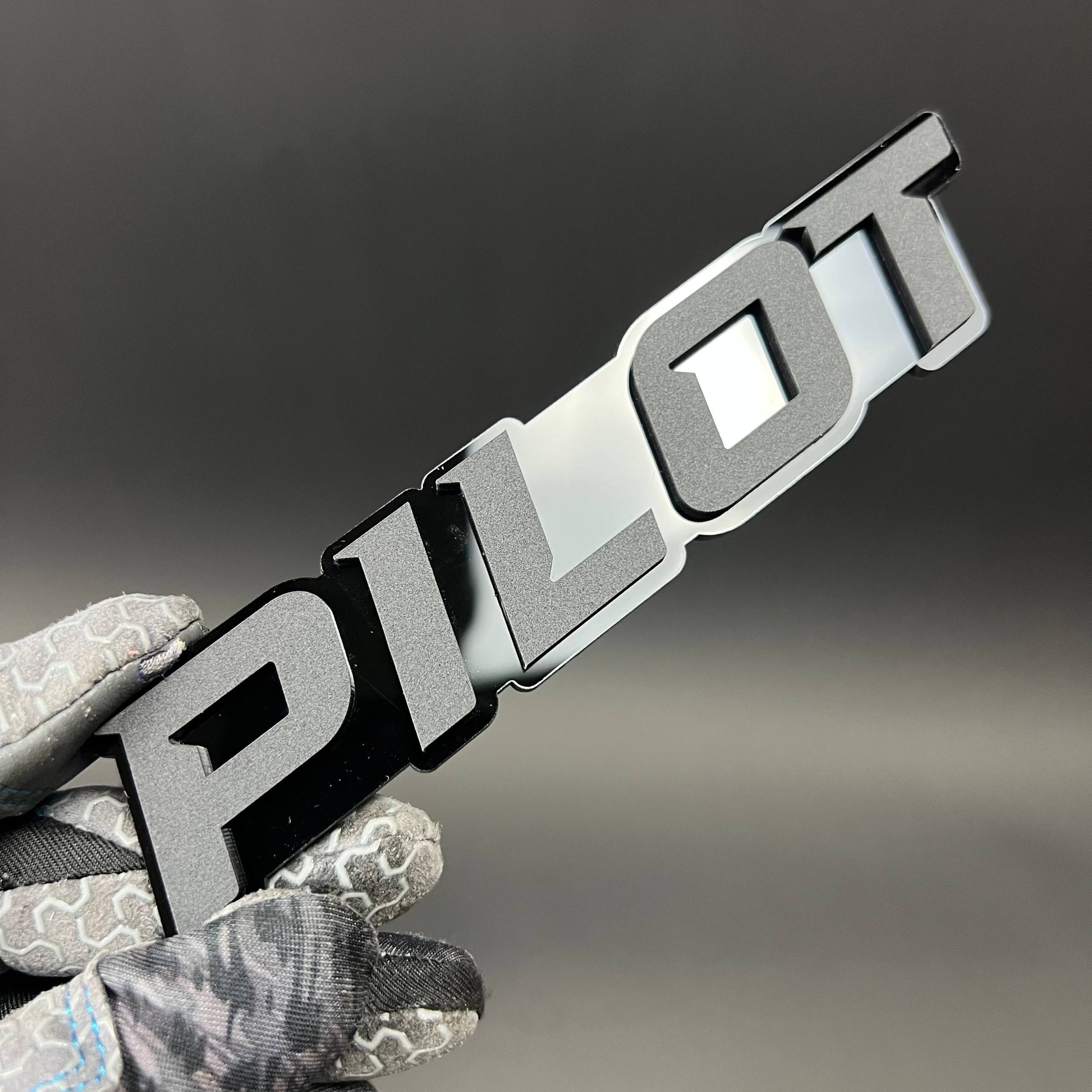 1PC PILOT 3D Acrylic Badge - Car Truck Emblem Fender Tailgate Trunk Sticker