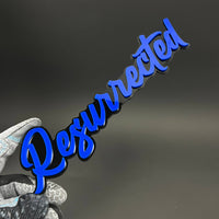 1PC Resurrected 3D Acrylic Badge - Car Truck Emblem Fender Sticker
