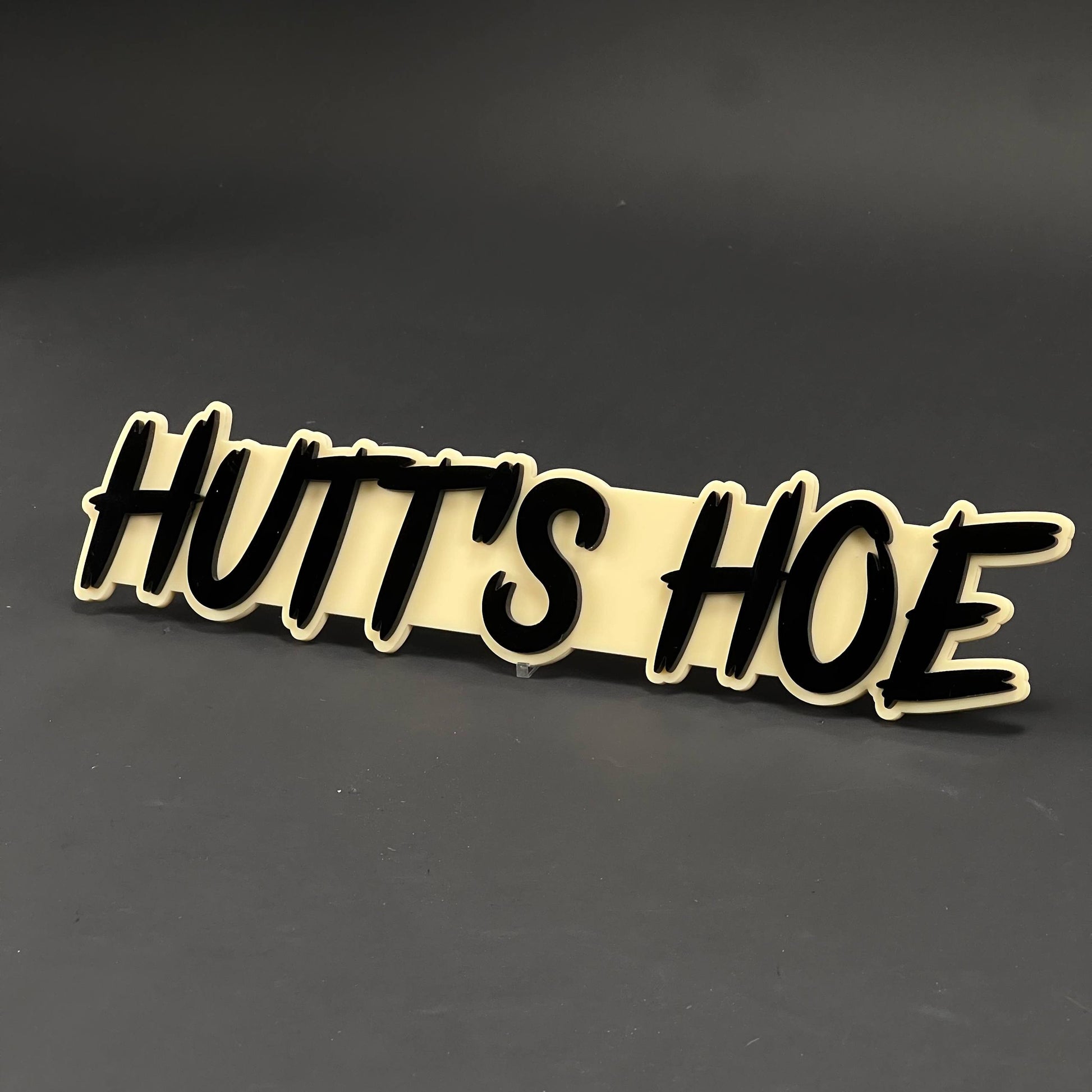 1PC Hutt's HOE 3D Acrylic Badge - Car Truck Emblem Fender Tailgate Trunk Sticker