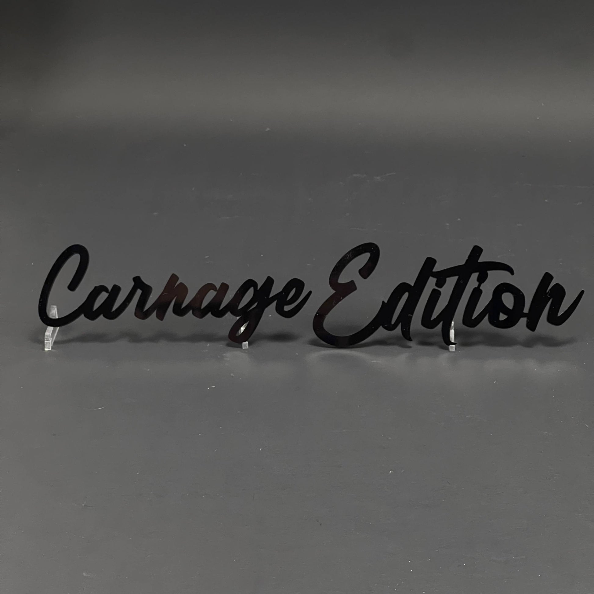 1PC Carnage Edition 3D Acrylic Badge - Car Truck Emblem Fender Sticker