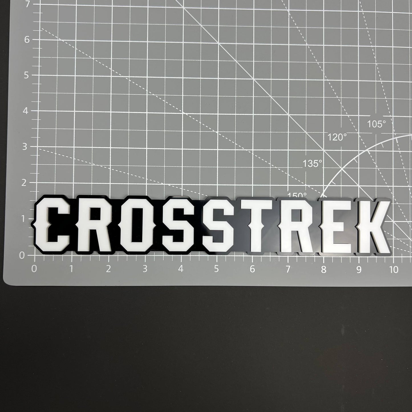1PC CROSSTREK 3D Acrylic Badge - Car Truck Emblem Fender Tailgate Trunk Sticker