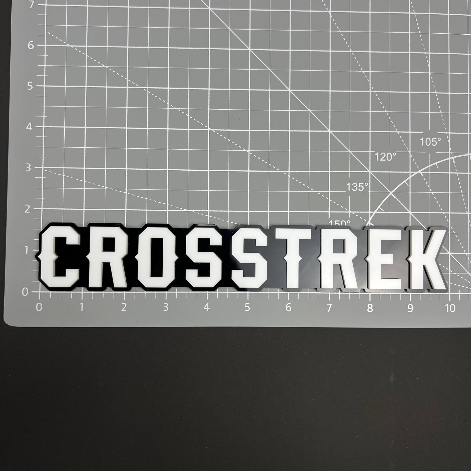 1PC CROSSTREK 3D Acrylic Badge - Car Truck Emblem Fender Tailgate Trunk Sticker