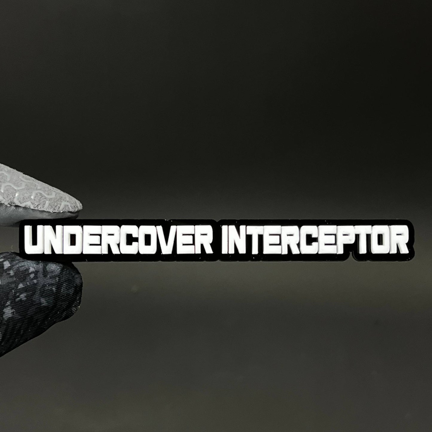 1PC UNDERCOVER INTERCEPTOR 3D Acrylic Badge - Car Truck Emblem Fender Sticker
