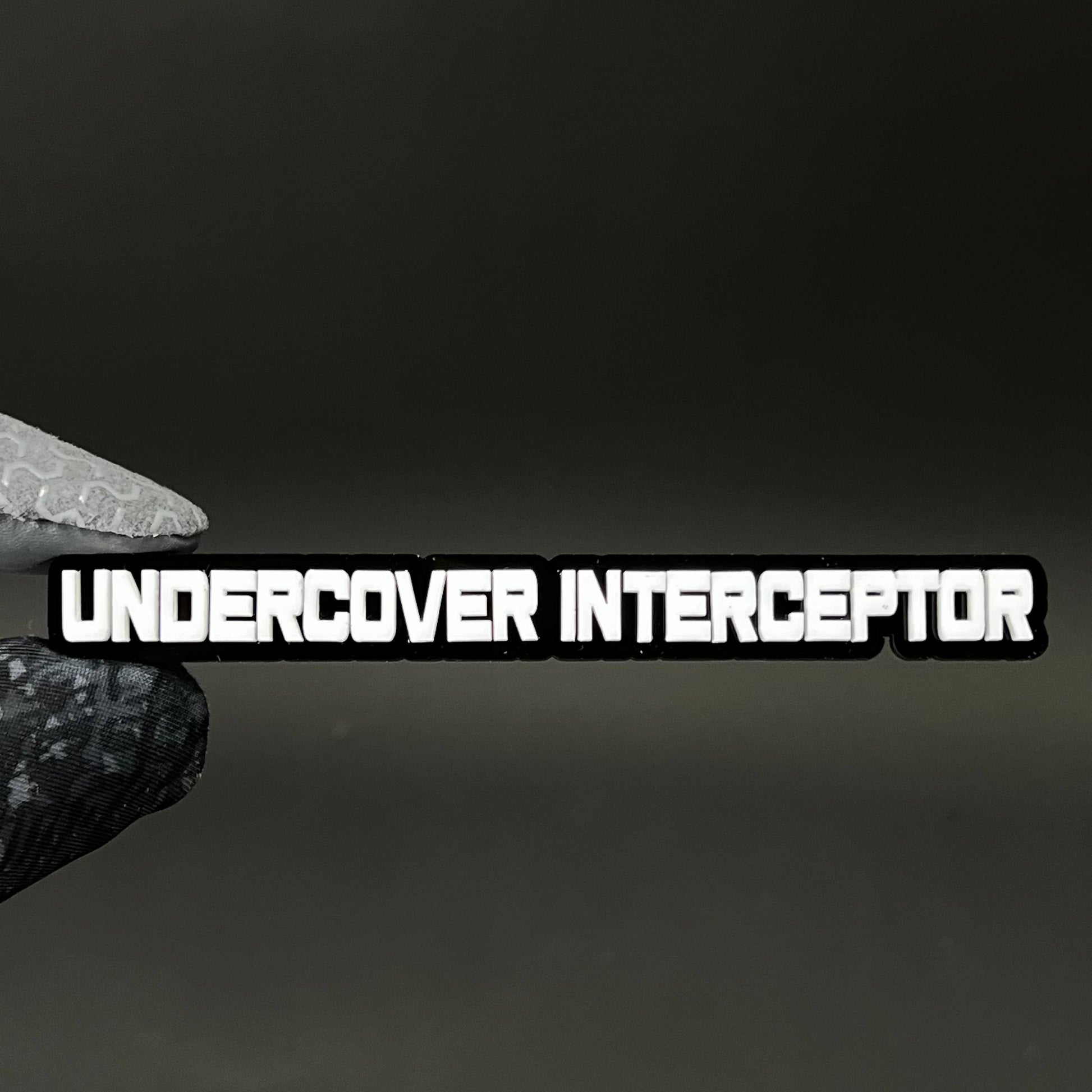 1PC UNDERCOVER INTERCEPTOR 3D Acrylic Badge - Car Truck Emblem Fender Sticker