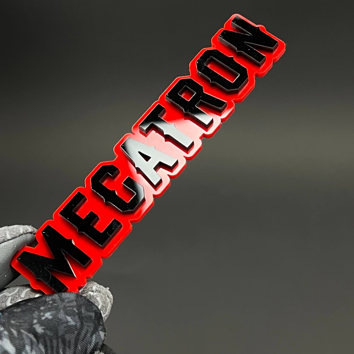 1PC MEGATRON 3D Acrylic Badge - Car Truck Emblem Fender Tailgate Trunk Sticker