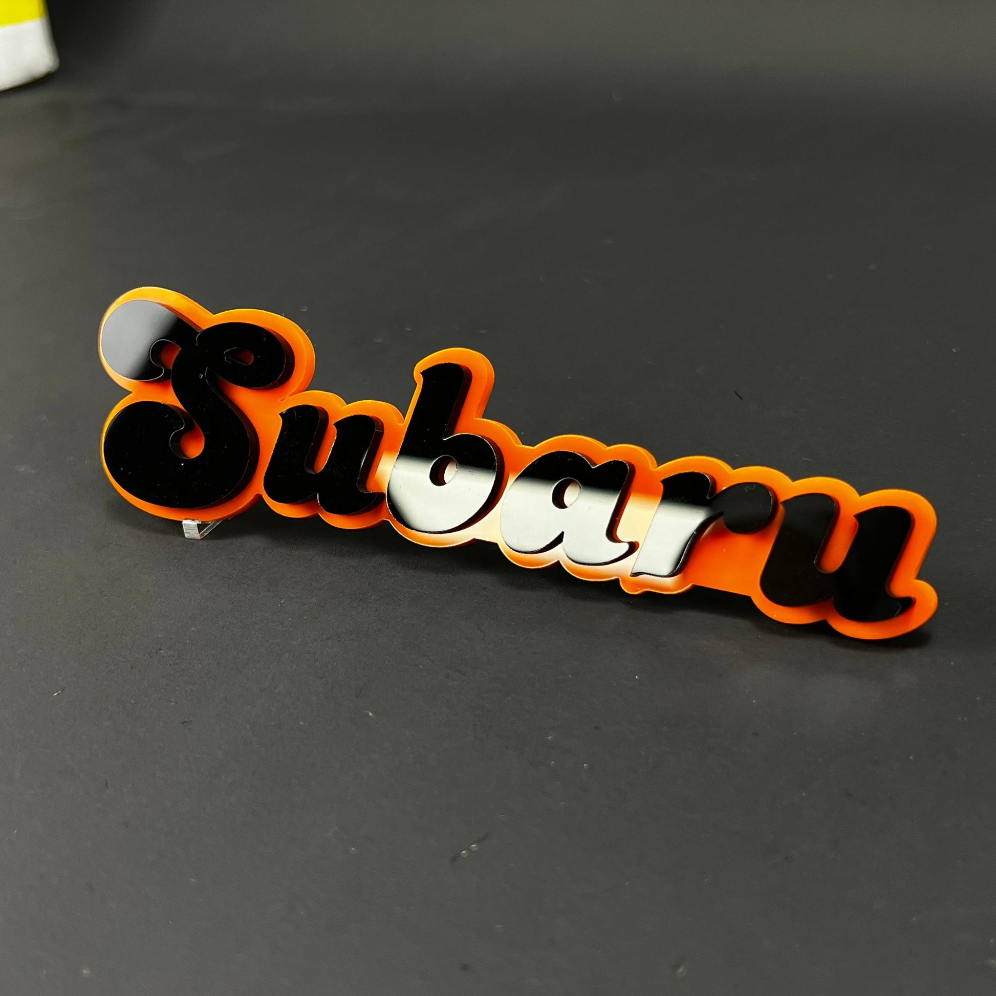 1PC Subaru 3D Acrylic Badge - Car Truck Emblem Fender Tailgate Trunk Sticker
