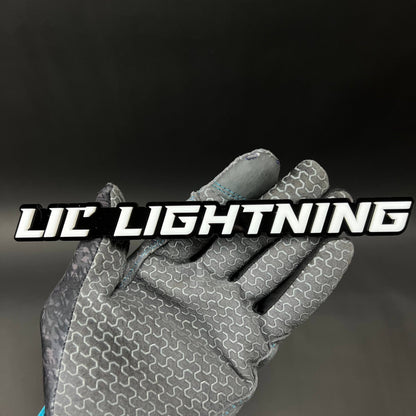 1PC LIL LIGHTNING 3D Acrylic Badge - Car Truck Emblem Fender Sticker