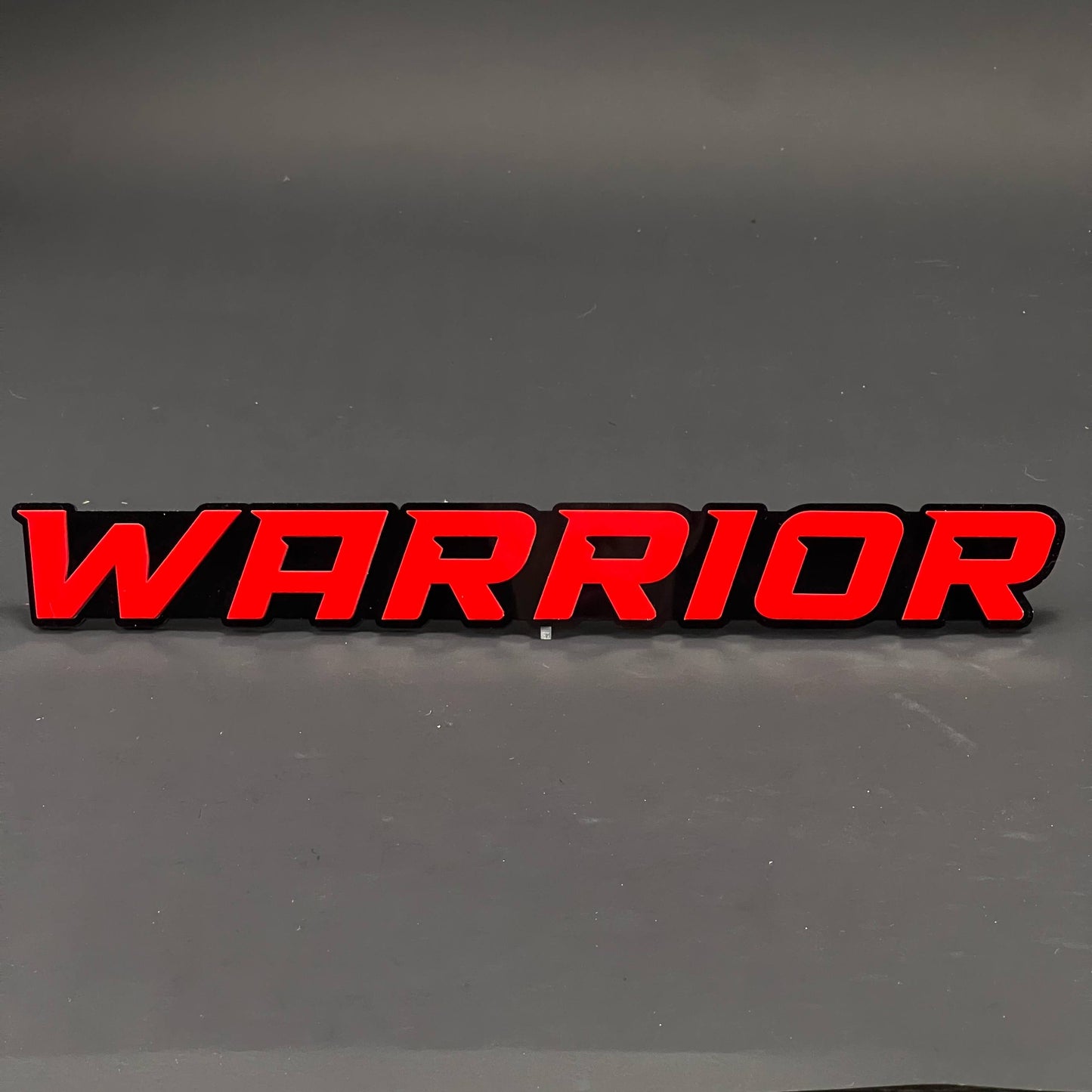 1PC WARRIOR 3D Acrylic Badge - Car Truck Emblem Fender Tailgate Trunk Sticker